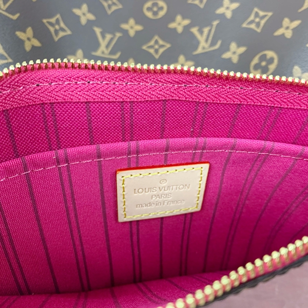 ルイヴィトンバッグ素材ディテール